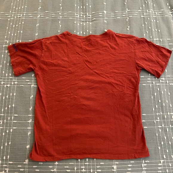 Mainbooth red orange Saturn Graphic T-Shirt size S (see measurements) - Picture 9 of 9